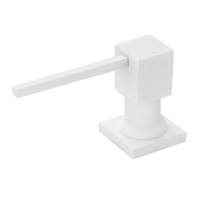 Дозатор для рідкого мила Sink Quality Quatro латунь/пластик білий DOK-wh