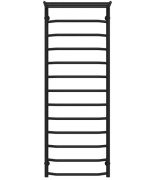 Сушка для рушників водяна Deffi Трапеція з полицею П13 500х1400 нижнє підключення чорний C.TP.140.50.13.B.A