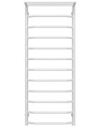 Сушка для рушників водяна Deffi Трапеція з полицею П12 500х1300 бічне праве підключення білий C.TP.130.50.12.W.C