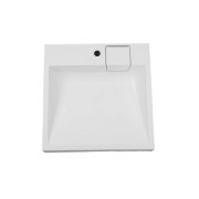 Раковина для ванної Insana Lorena 60х60х12 штучний камінь білий А0053425