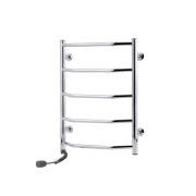 Электрический полотенцесушитель Kroner Трапеция 600х500/5 EL левое подключение нерж.сталь хром ДТ08ЕR