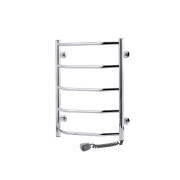 Электрический полотенцесушитель Kroner Трапеция 600х500/5 ER правое подключение нерж.сталь хром ДТ08ЕR