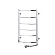 Електричний сушка для рушників Kroner Трапеція 800x500/6 ER праве підключення нерж.сталь хром ДТ10ЕR