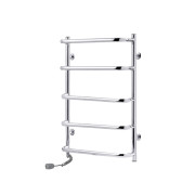 Электрический полотенцесушитель Kroner Скоба 700х500/5 EL левое подключение нерж.сталь хром ДС09EL