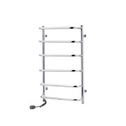 Електрична сушка для рушників Kroner Скоба 800х500/6 EL ліве підключення нерж.сталь хром ДС10EL