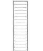 Полотенцесушитель водяной Deffi Трапеция с полкой П17 500х1800 боковое левое подключение хром C.TP.180.50.17.C.B