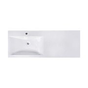 Раковина для ванной Insana Leana L 125х48х13 чаша слева искусственный камень белый А0054529