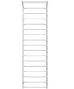 Полотенцесушитель водяной Deffi Трапеция с полкой П17 500х1800 боковое правое подключение белый C.TP.180.50.17.W.C