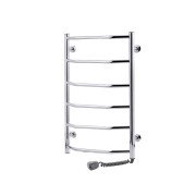 Електричний сушка для рушників Kroner Трапеція 800x500/6 ER праве підключення нерж.сталь хром ДТ10ЕR