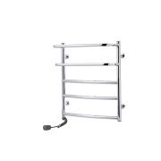 Электрический полотенцесушитель Kroner Каскад дуга 600x500/5 ЕL (Сб1-С1-Д3) левое подключение хром ДКД01ЕL