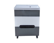 Тумба під раковину Vivia Poli Ш2 60х33 см комбінується з раковиною Idea 60 МДФ/ДСП граніт А0054109