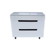 Тумба під раковину Vivia Poli Ш2 100х42 см комбінується з раковинами Como 100/Cers 100 МДФ/ДСП білий А0051129