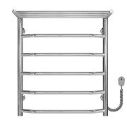 Електрична сушарка для рушників Deffi Трапеція з полицею П6 500х600 праве підключення хром C.TP.60.50.6.E.C.R.5