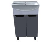 Тумба під раковину Vivia Poli Д2 60х34 см комбінується з раковиною Церсанія 60 МДФ/ДСП граніт А0053184