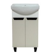 Тумба під раковину Vivia Poli Д2 50х31 см комбінується з раковиною Церсанія 50 МДФ/ДСП браш вершковий А0050605