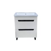 Тумба під раковину Vivia Poli Ш2 80х42 см комбінується з раковинами Como 80/Cers 80 МДФ/ДСП браш вершковий А0051106