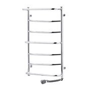 Электрический полотенцесушитель Kroner Микс 800x500/7 (С1-Т2-С1-Т2-С1) правое подключение хром ДМ07ER