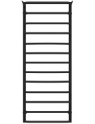 Сушка для рушників водяна Deffi Юність П13 500х1300 нижнє підключення чорний C.YU.130.50.13.B.A