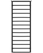 Сушка для рушників водяна Deffi Юність П14 500х1400 бічне праве підключення чорний C.YU.140.50.14.B.C