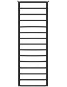 Сушка для рушників водяна Deffi Юність П15 500х1500 нижнє підключення чорний C.YU.150.50.15.B.A