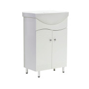 Тумба під раковину Vivia Хвиля Д2 50х31 см комбінується з раковинами Ізео/Церсанія 50 МДФ/ДСП білий