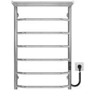 Електрична сушарка для рушників Deffi Трапеція з полицею П7 500х800 праве підключення JD03 хром C.TP.80.50.7.E.C.R.1