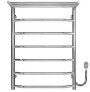 Електрична сушарка для рушників Deffi Трапеція з полицею П7 500х700 праве підключення хром C.TP.60.50.5.E.C.R.5