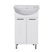 Тумба під раковину Vivia Анжеліка Д2 55х30,8 см комбінується з раковинами Ізео/Церсанія 55 МДФ/ДСП білий А0048500