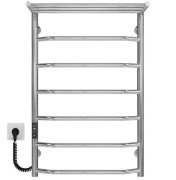 Електрична сушарка для рушників Deffi Трапеція з полицею П7 500х800 ліве підключення JD03 хром C.TP.80.50.7.E.C.L.1