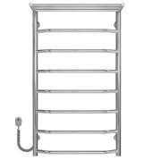 Електрична сушарка для рушників Deffi Трапеція з полицею П8 500х900 ліве підключення хром C.TP.90.50.8.E.C.L.5