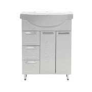 Тумба під раковину Vivia Анжеліка Д2Ш3 65х32 см комбінується з раковиною Акцент 65 МДФ/ДСП білий А0048502