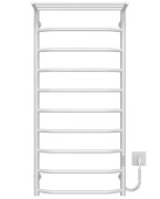 Електрична сушарка для рушників Deffi Трапеція з полицею П10 500х1100 праве підключення WD03 білий C.TP.110.50.10.E.W.R.3