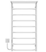 Електрична сушарка для рушників Deffi Трапеція з полицею П9 500х1000 ліве підключення WD03 білий C.TP.100.50.9.E.W.L.3