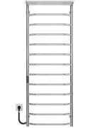 Електрична сушарка для рушників Deffi Трапеція з полицею П13 500х1400 ліве підключення JD03 хром C.TP.140.50.13.E.C.L.1