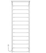 Електричний сушарка для рушників Deffi Трапеція з полицею П15 500х1500 ліве підключення білий C.TP.150.50.15.E.W.L.5