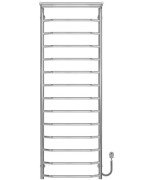 Електрична сушарка для рушників Deffi Трапеція з полицею П15 500х1500 праве підключення хром C.TP.150.50.15.E.C.R.5