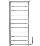 Электрический полотенцесушитель Deffi Трапеция с полкой П11 500х1200 правое подключение хром C.TP.120.50.11.E.C.R.5