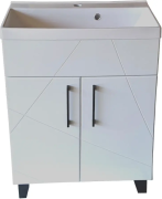 Тумба під раковину Vivia Велла Д2 60х33 см комбінується з раковиною Idea 60 МДФ/ДСП білий А0054659