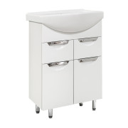 Тумба під раковину Vivia Соната Д2Ш2 60х34 см комбінується з раковиною Церсания 60 МДФ/ДСП білий А0025399