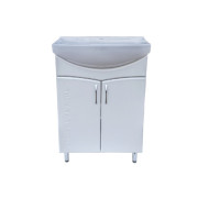 Тумба под раковину Vivia Алекса Д2 60х29 см комбинируется с раковинами Церсания 60 МДФ/ДСП белый А0053376