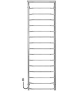 Електрична сушарка для рушників Deffi Трапеція з полицею П16 500х1700 ліве підключення хром C.TP.170.50.16.E.C.L.5