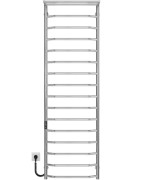 Електрична сушарка для рушників Deffi Трапеція з полицею П16 500х1700 ліве підключення JD03 хром C.TP.170.50.16.E.C.L.1