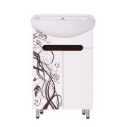 Тумба под раковину Vivia Палитра Д2 55х30,8 см комбинируется с раковинами Церсания/Изео 55 МДФ/ДСП лиана венге А0025433