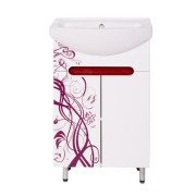 Тумба під раковину Vivia Палітра Д2 55х30,8 см комбінується з раковинами Церсанія/Ізео 55 МДФ/ДСП ліана червона А0027077