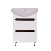 Тумба під раковину Vivia Палітра Ш2 60х34 см комбінується з раковиною Церсания 60 МДФ/ДСП білий А0053382