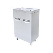 Тумба під раковину Vivia Соната Д2 55х33 см комбінується з раковиною Idea 55 МДФ/ДСП білий А0054115