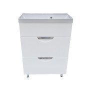 Тумба під раковину Vivia Соната Ш2 60х33 см комбінується з раковиною Idea 60 МДФ/ДСП білий А0054114