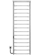 Електрична сушарка для рушників Deffi Трапеція з полицею П15 500х1600 ліве підключення JD03 хром C.TP.160.50.15.E.C.L.1