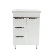 Тумба під раковину Vivia Соната Д1Ш3 60х33 см комбінується з раковиною Комо 60 МДФ/ДСП білий А0021313