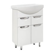 Тумба під раковину Vivia Соната Д2Ш2 60х34 см комбінується з раковиною Церсания 60 МДФ/ДСП білий А0025399